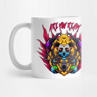 Panda mecha illustration artwork Mug